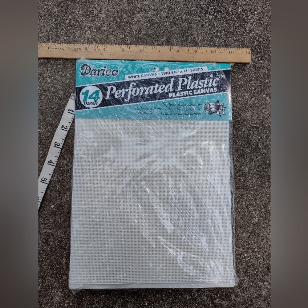 Darice Plastic Canvas (2) sheets NWT , 8.25 X 11 inch